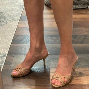 Jimmy Choo Italian made Slip ons (super cute) size 38 (7.5)